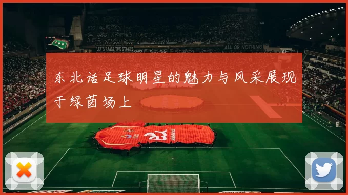 东北话足球明星的魅力与风采展现于绿茵场上